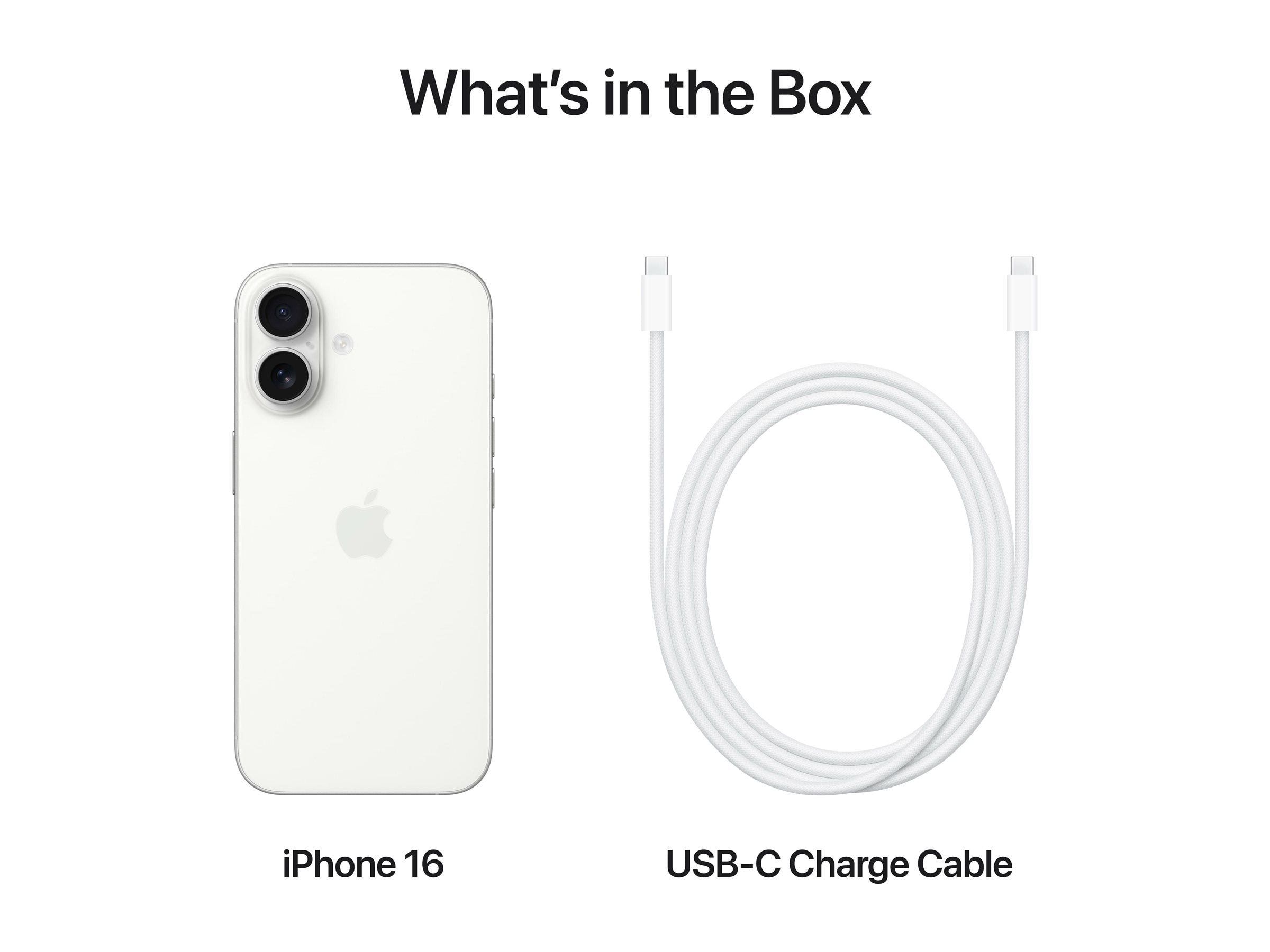 Apple iPhone 16 i färgen White, bild 5