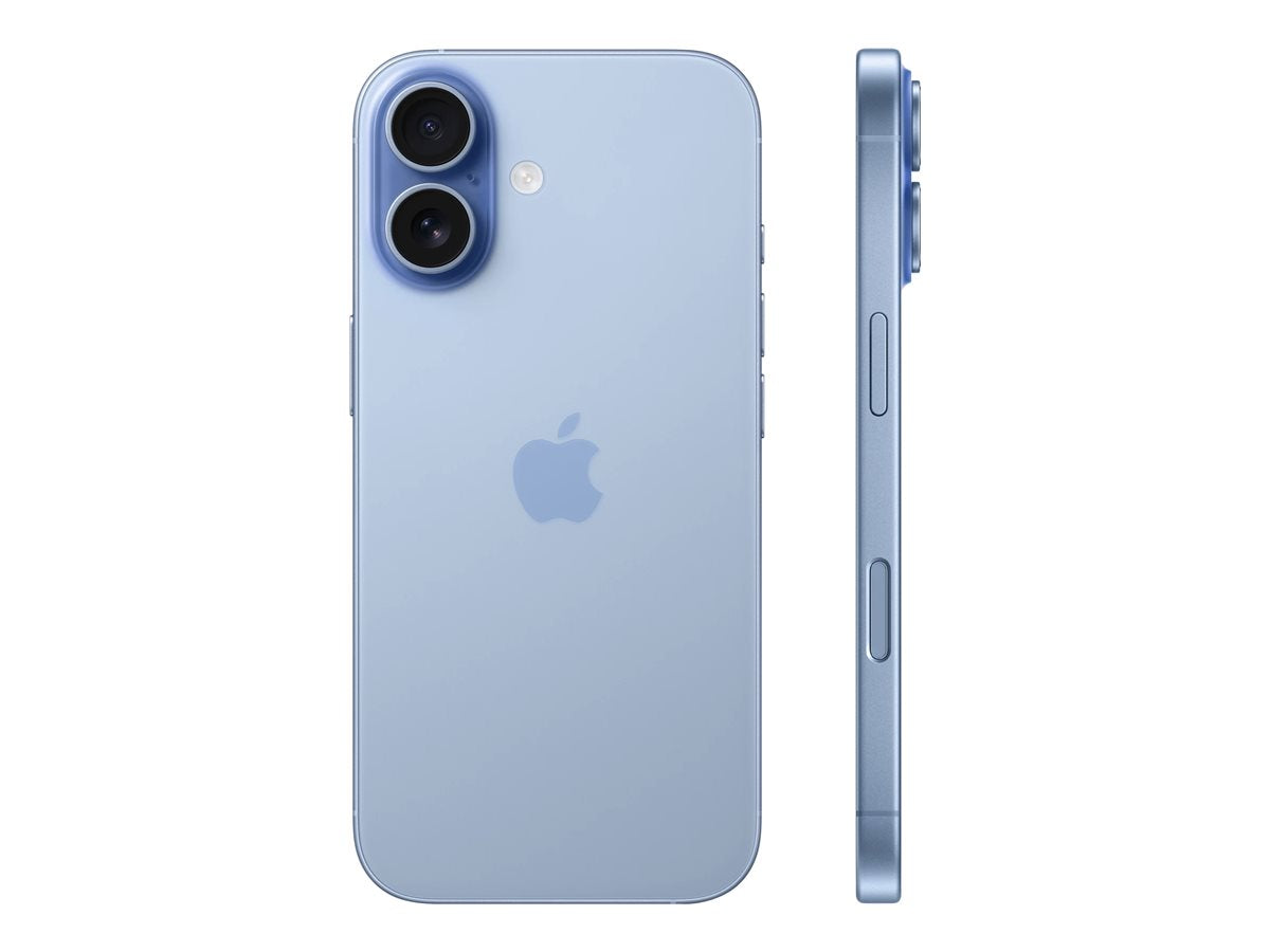 Apple iPhone 17 i färgen Mist Blue, bild 2