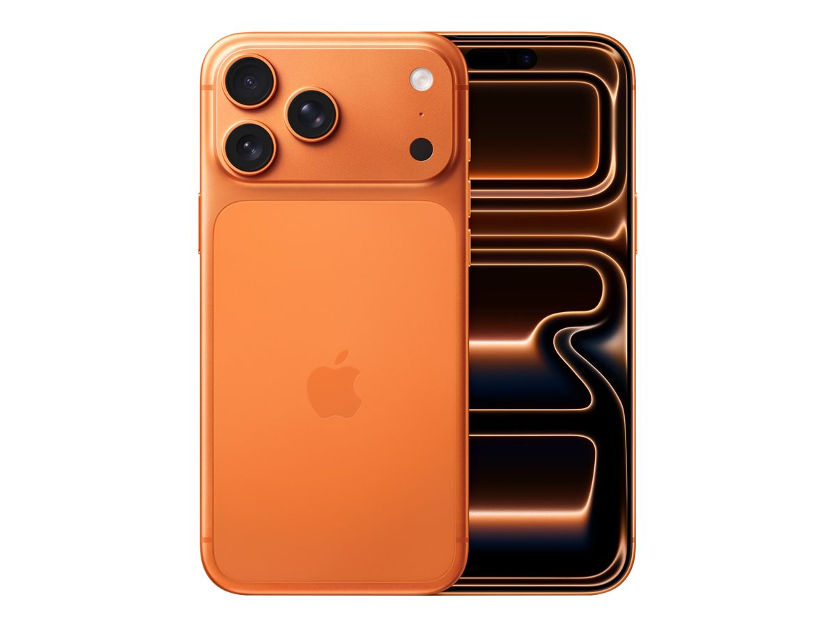Apple iPhone 17 Pro Max i färgen Cosmic Orange
