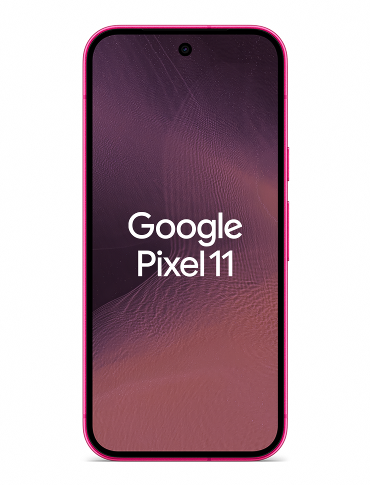 Google Pixel 11 i färgen Hibiscus