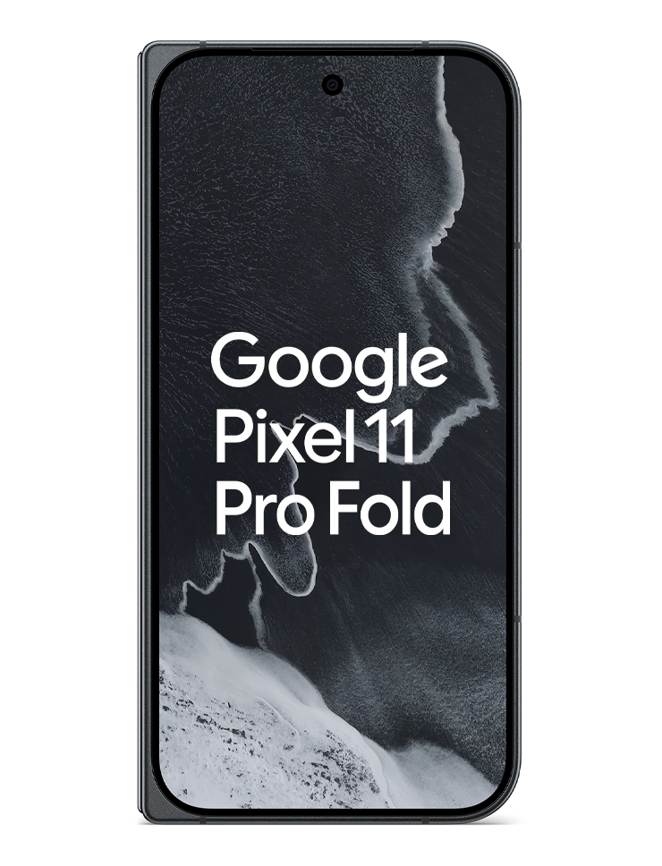 Google Pixel 11 Pro Fold i färgen Obsidian