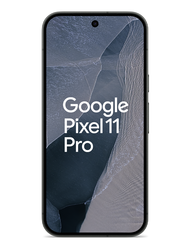 Google Pixel 11 Pro i färgen Obsidian