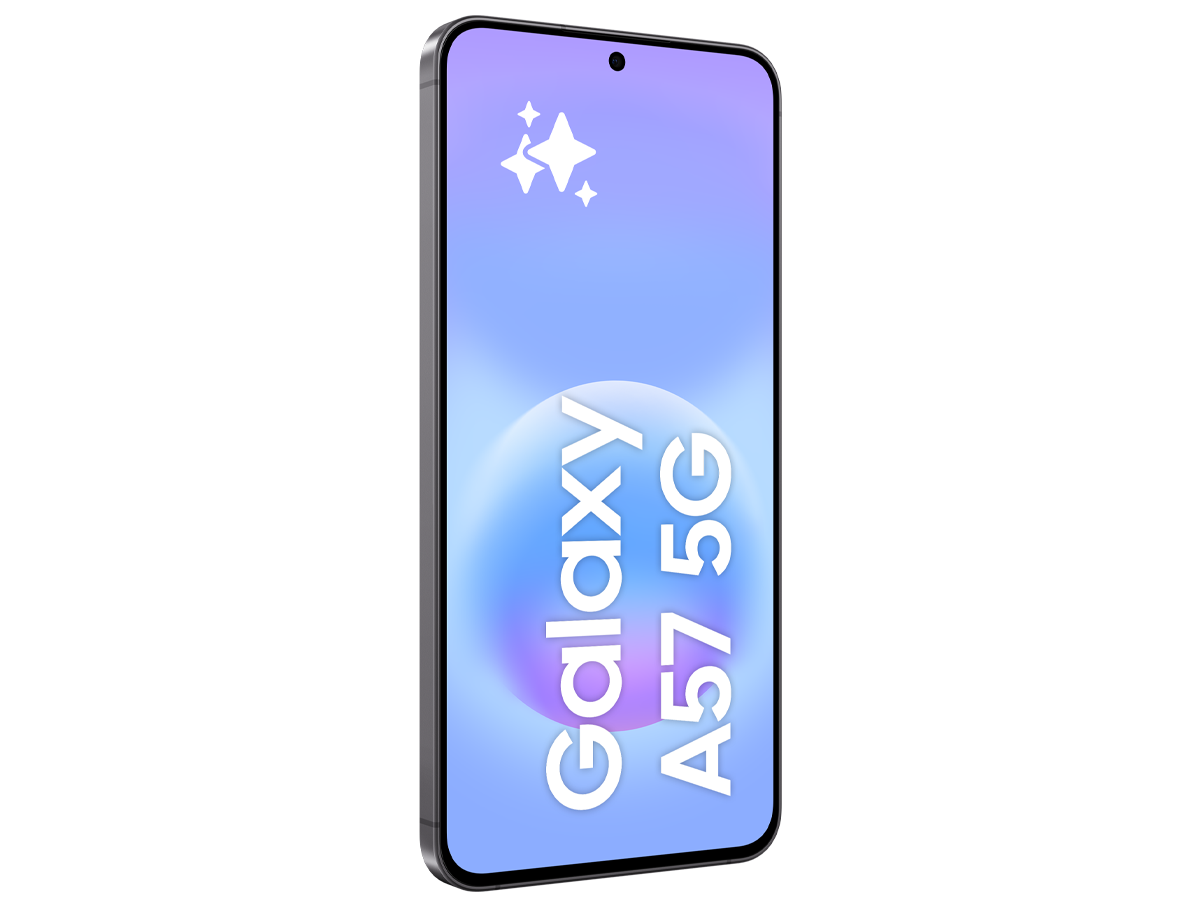 Samsung Galaxy A57 5G i färgen Awesome Grey, bild 2