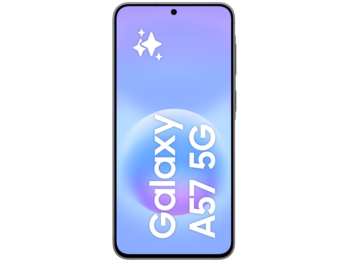 Samsung Galaxy A57 5G i färgen Awesome Grey
