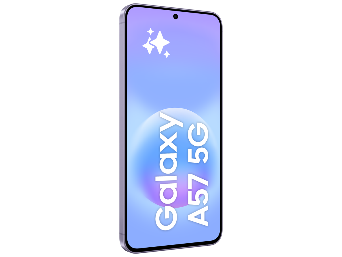 Samsung Galaxy A57 5G i färgen Awesome Lilac, bild 2