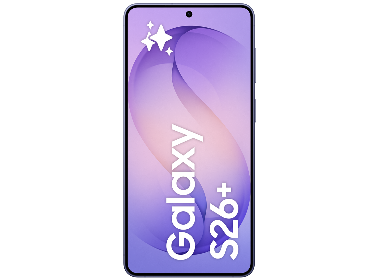 Samsung Galaxy S26+ i färgen Cobalt Violet