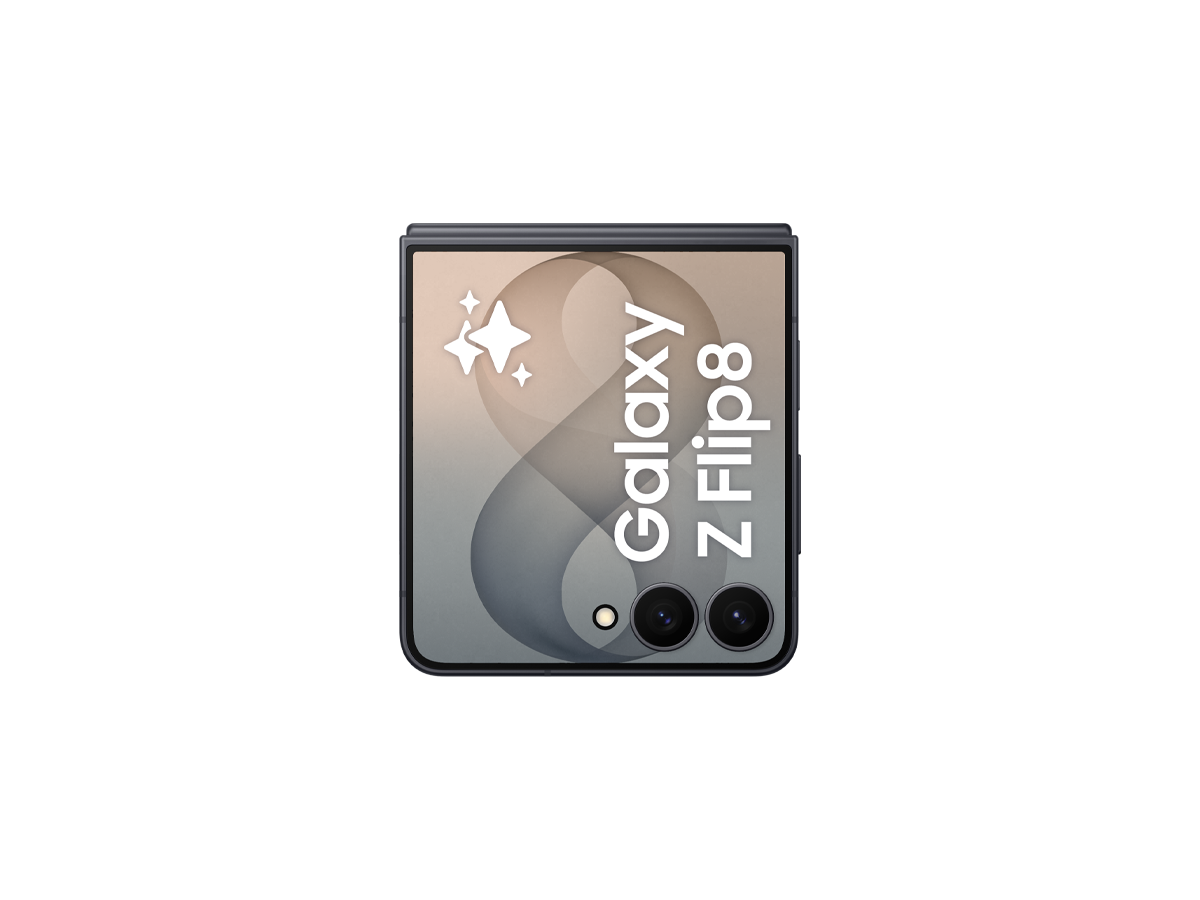 Samsung Galaxy Z Flip8 i färgen Graphite, bild 3