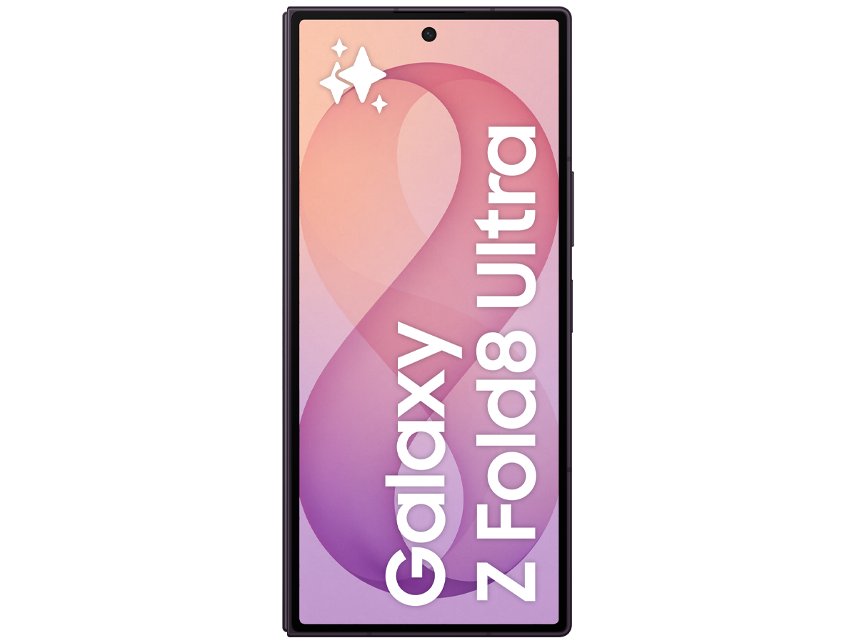 Samsung Galaxy Z Fold8 Ultra i färgen Violet Shadow